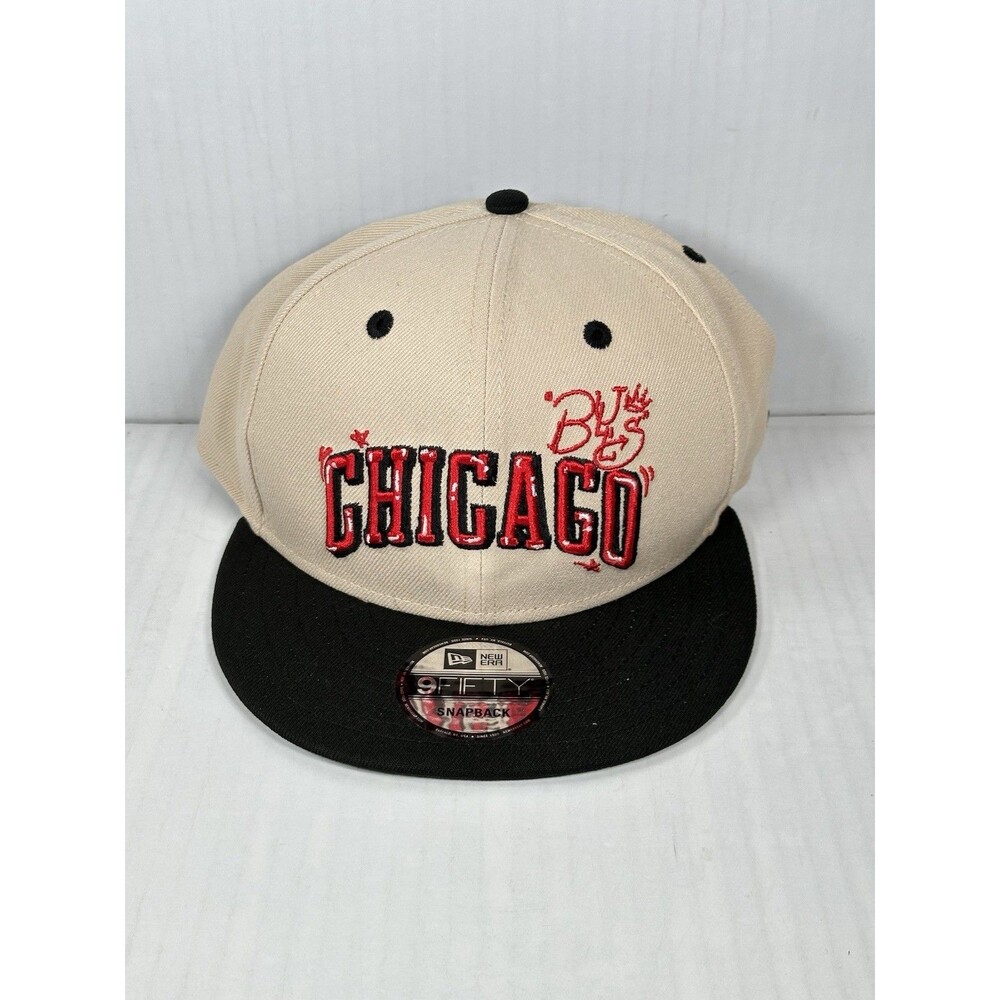 New Era Chicago Bulls Team Art 9FIFTY Hat Cap Adjustable Snapback NBA NWT